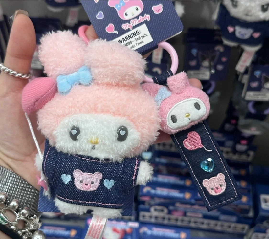 Sanrio Denim Patch Series keychain