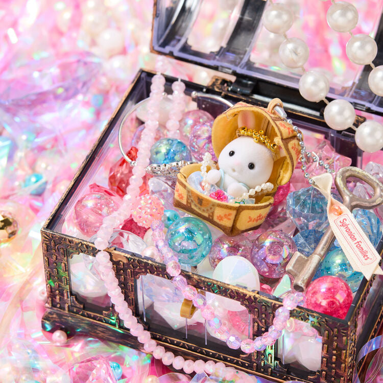 Sylvania Family|Keychain Shiro Rabbit Baby Osuwari- Cute Cigarette-
