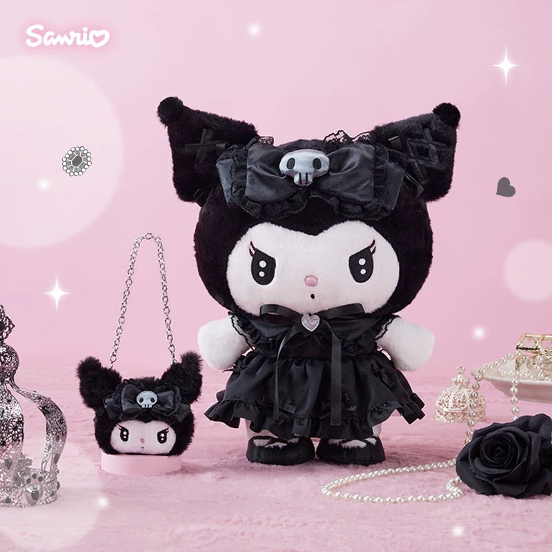 Kuromi Dark Style Large Plush Doll Gift Box