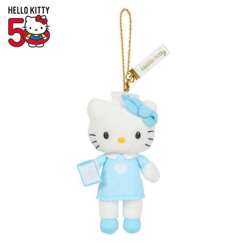 Sanrio|50周年长腿护士服蓝色hello kitty挂件🧚♀️