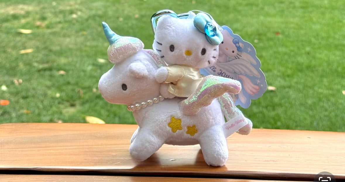 Sanrio Hello Kitty Unicorn Mascot Keychain