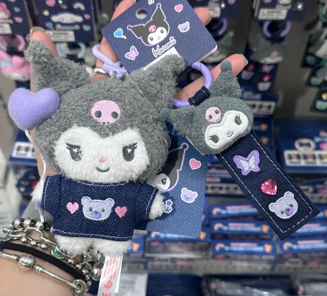 Sanrio Denim Patch Series keychain