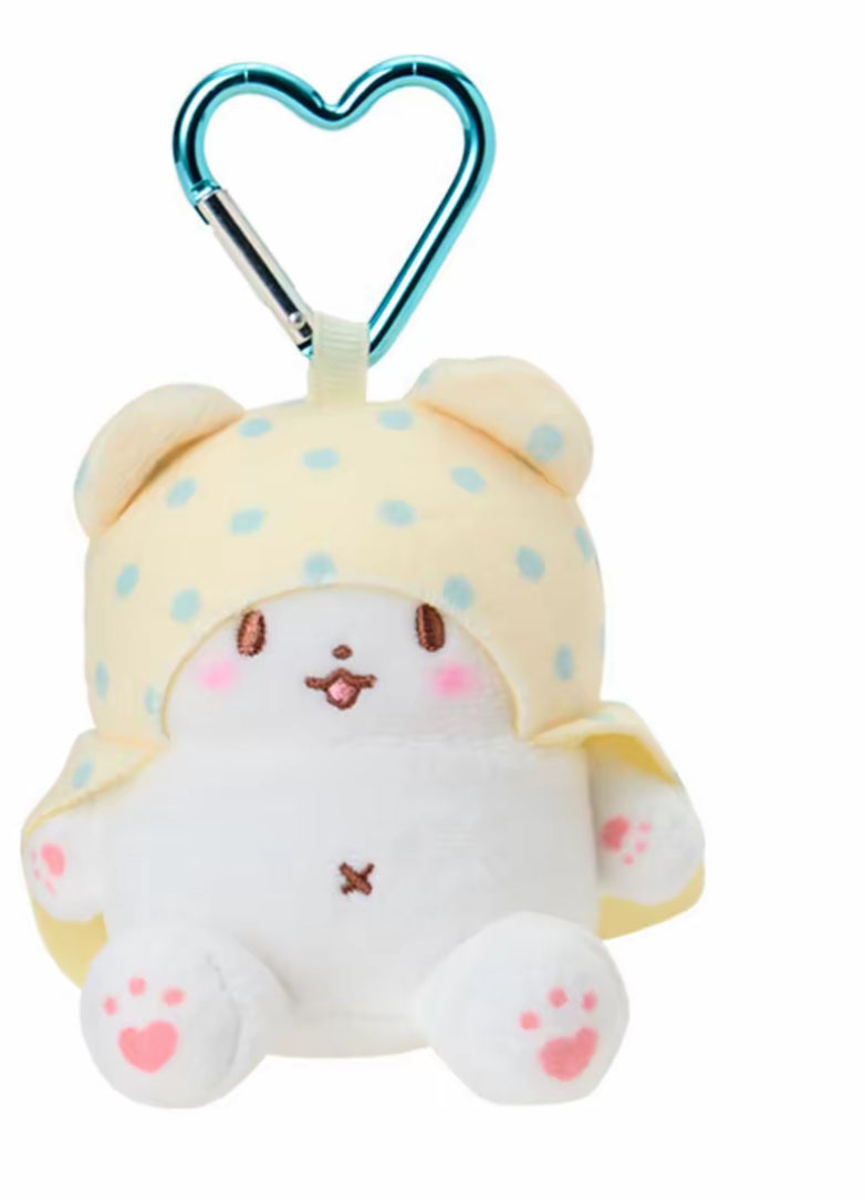 Marumofubiyori Plush Mascot All My Heart Keychain