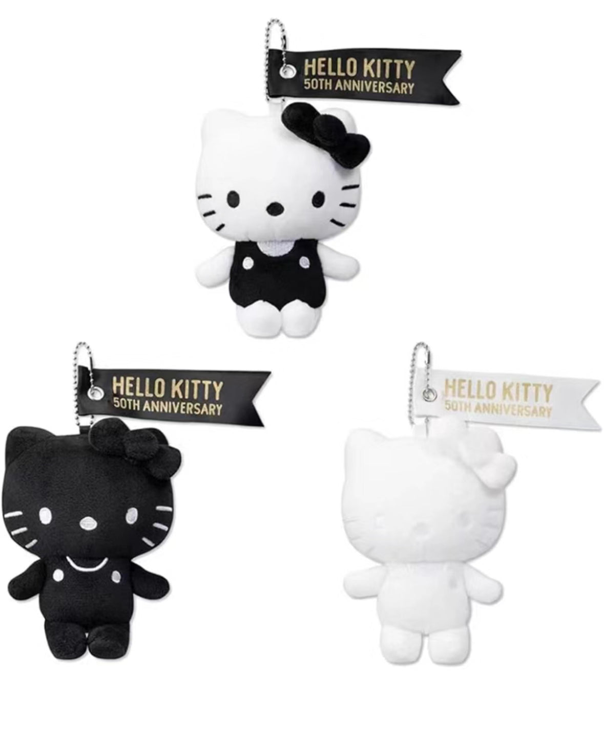 Sanrio|avail50周年黑白hello kitty挂件🖤🖤