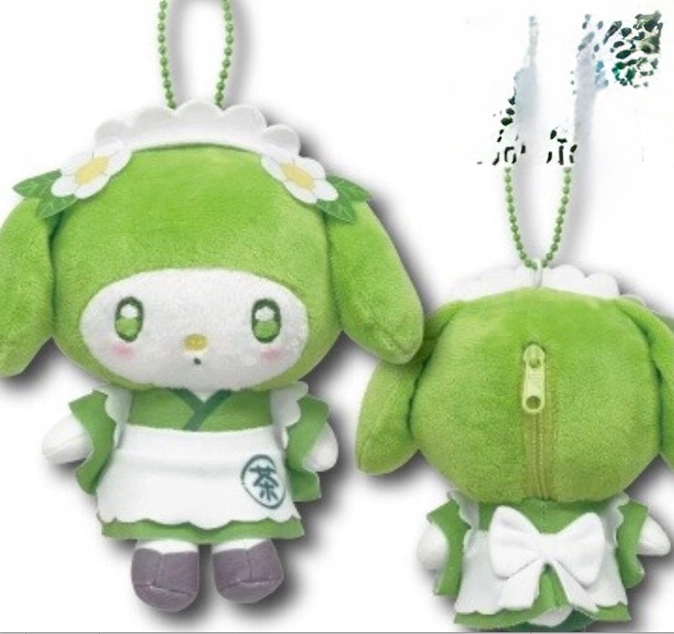 SANRIO|MATCHA My Melody MASCOT POUCH PLUSH KEYCHAIN