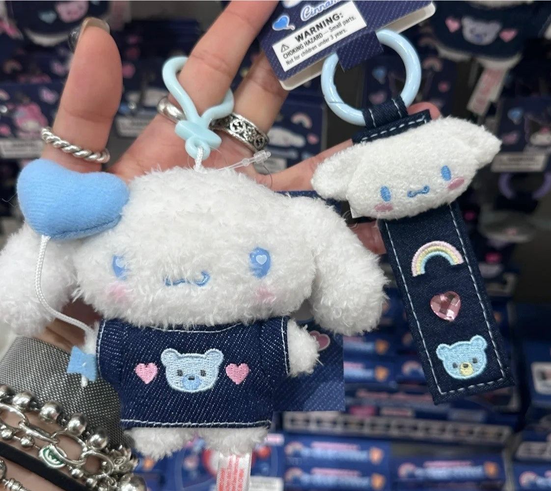 Sanrio Denim Patch Series keychain