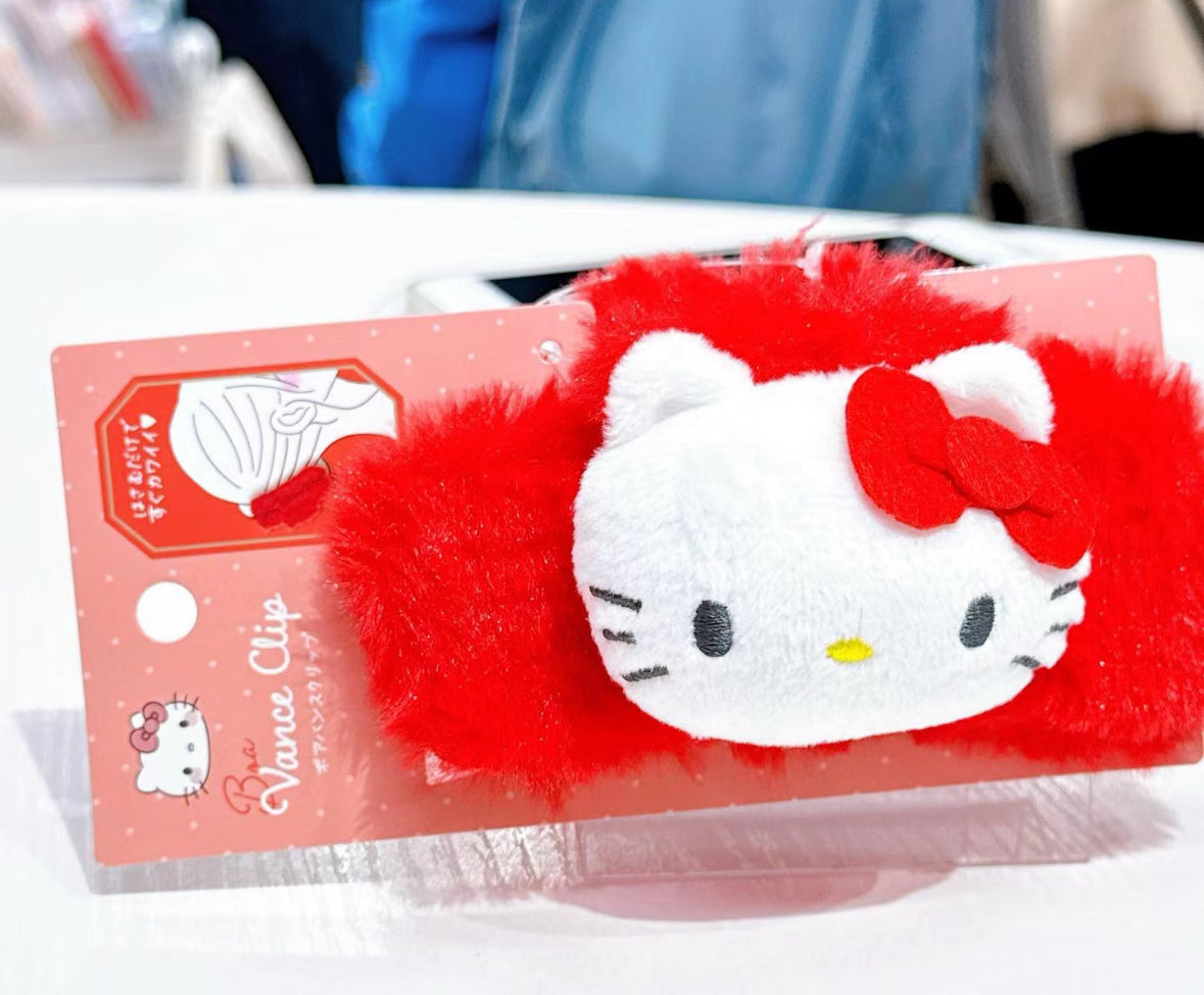 Sanrio|Plush BOA BUN Hirclip