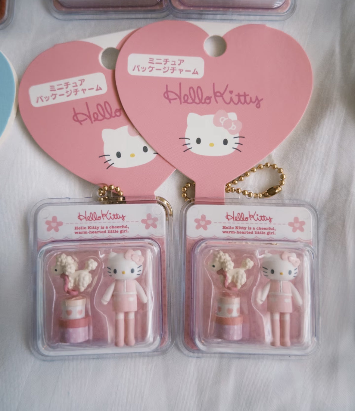 SANRIO|Hellokitty Pink MINIATURE PACKAGE CHARM Keychain