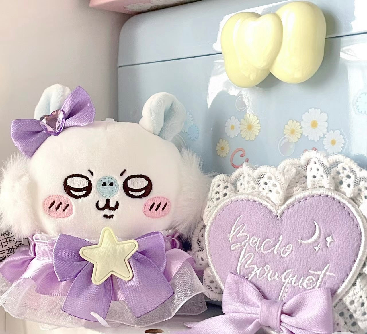 Chiikawa Momonga Magical Girl keychain🪄魔法少女飞鼠