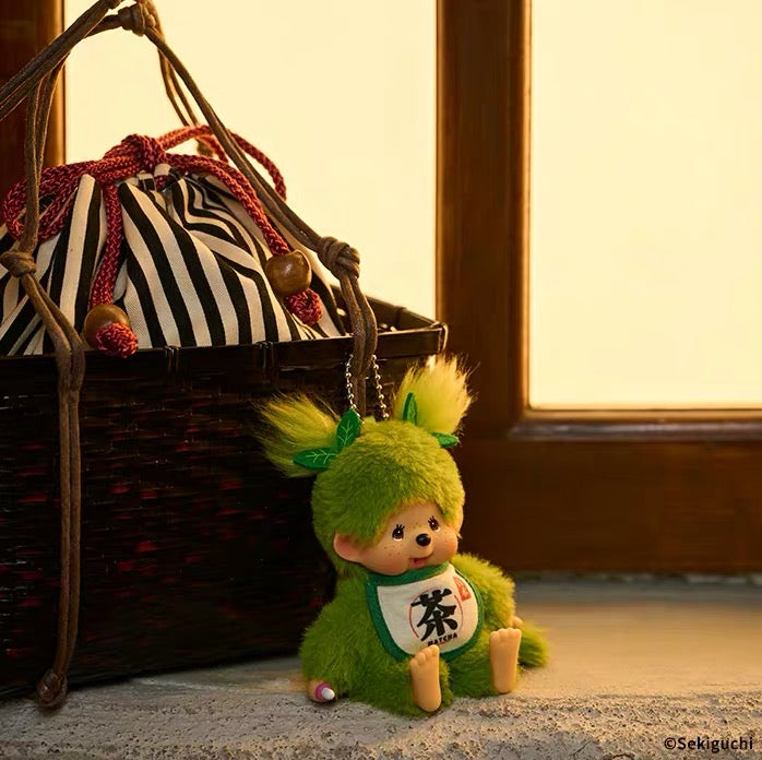 Monchhichi|Matcha Girl Plush Keychain