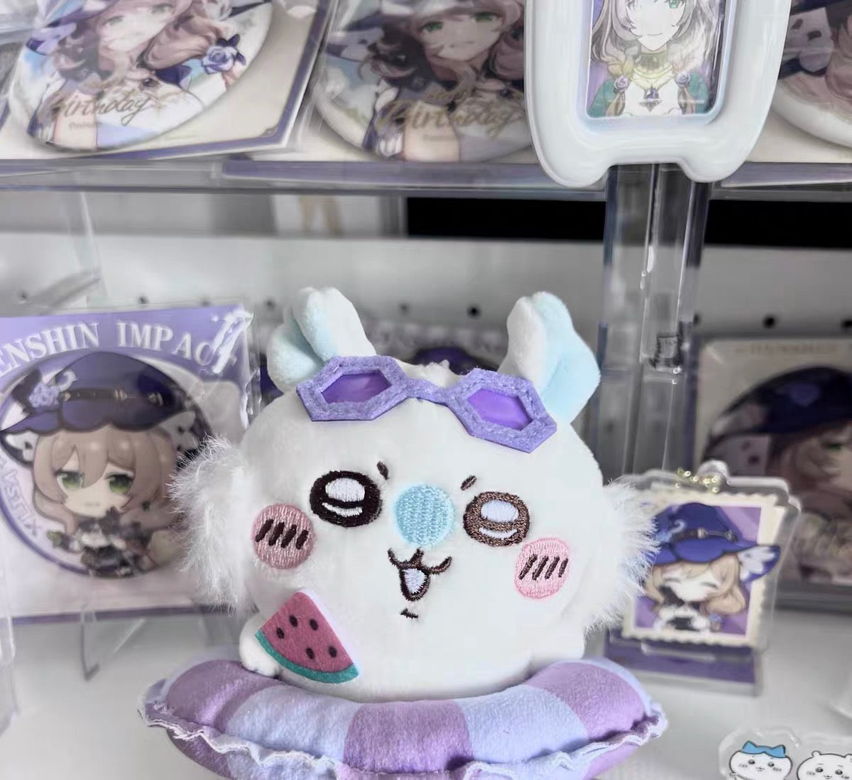 Chiikawa|🛟 Summer Days Series Swimming Ring Keychain Momonga