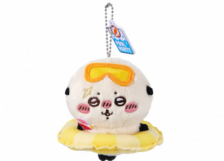 Chiikawa|🛟 Summer Days Series Swimming Ring Plush Keychain Rakko