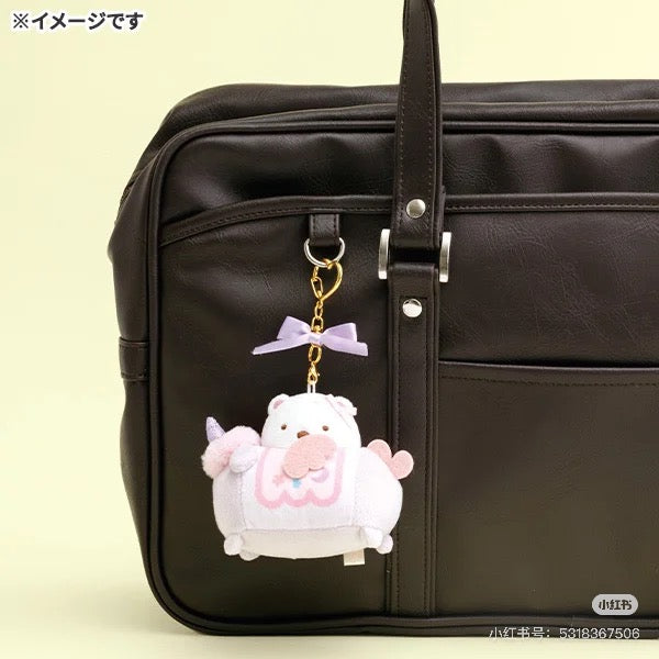 SUMIKKO GURASHI|Shirokuma KINDERGARTEN SIMPLE MINI MASCOT HOLDER PLUSH KEYCHAIN