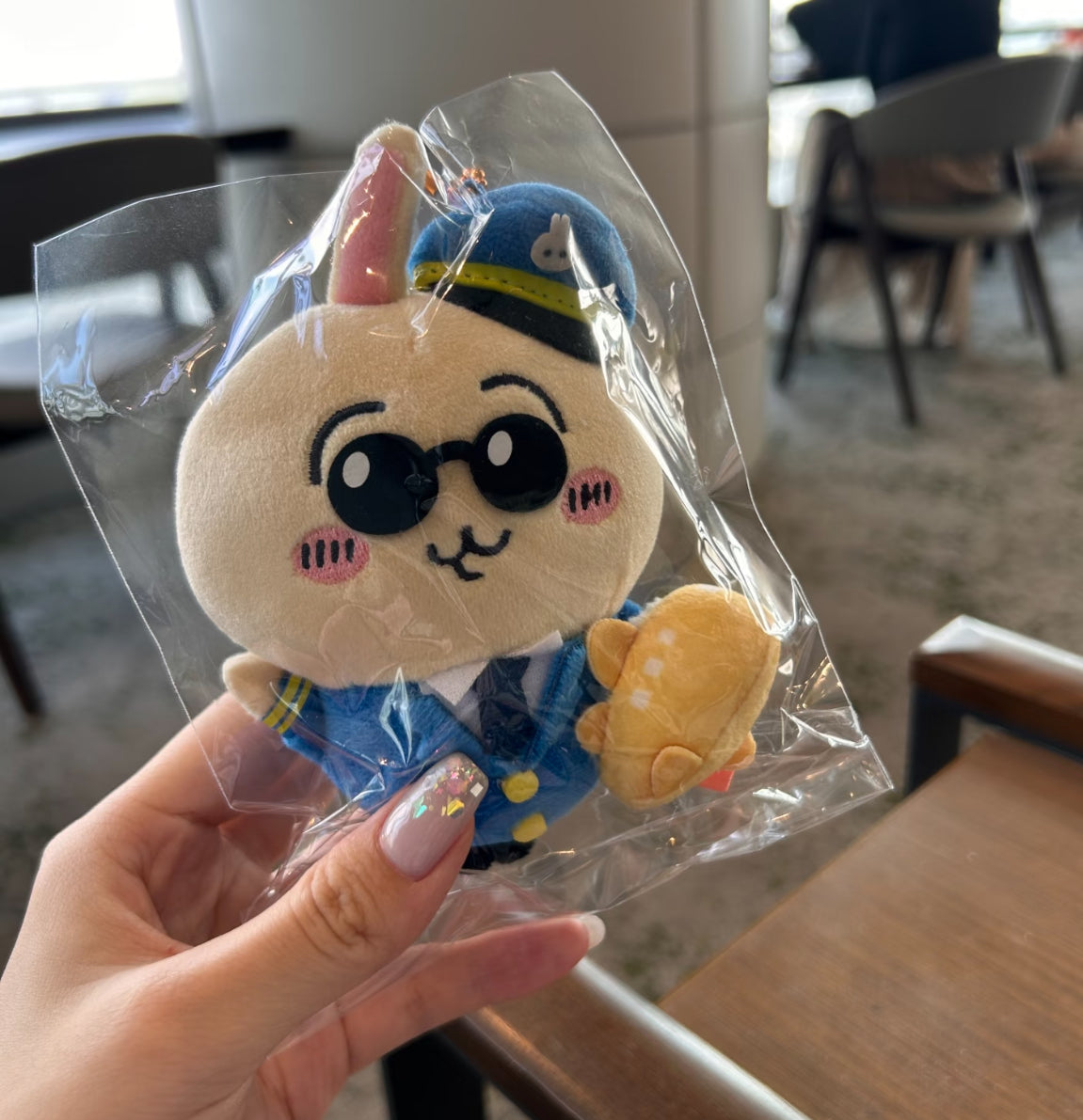 Chiikawa Usagi Airport Regional Exclusive Series Mascot keychain