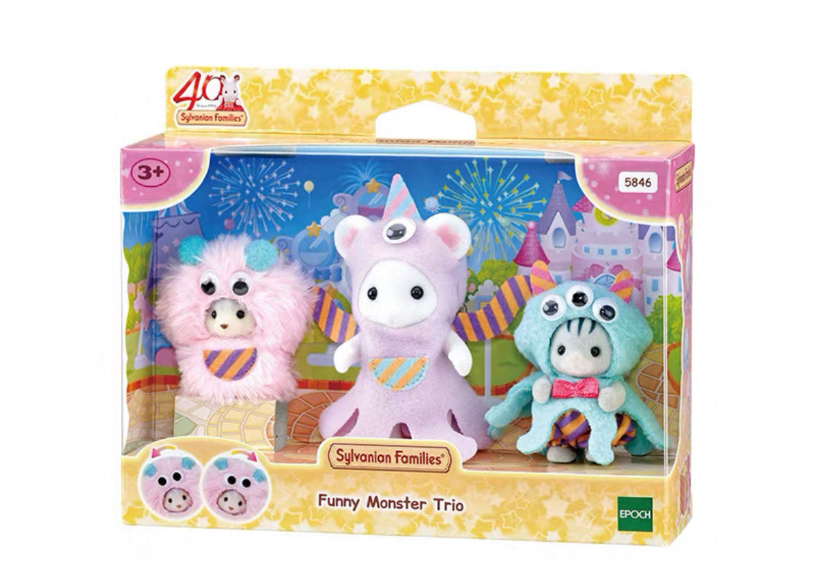 Sylvanian Families Doll lively monster trio Calico Critters EPOCH