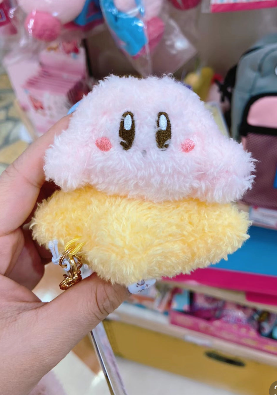 Kirby Shooting Star Ribbon keychain星之卡比丝带挂件