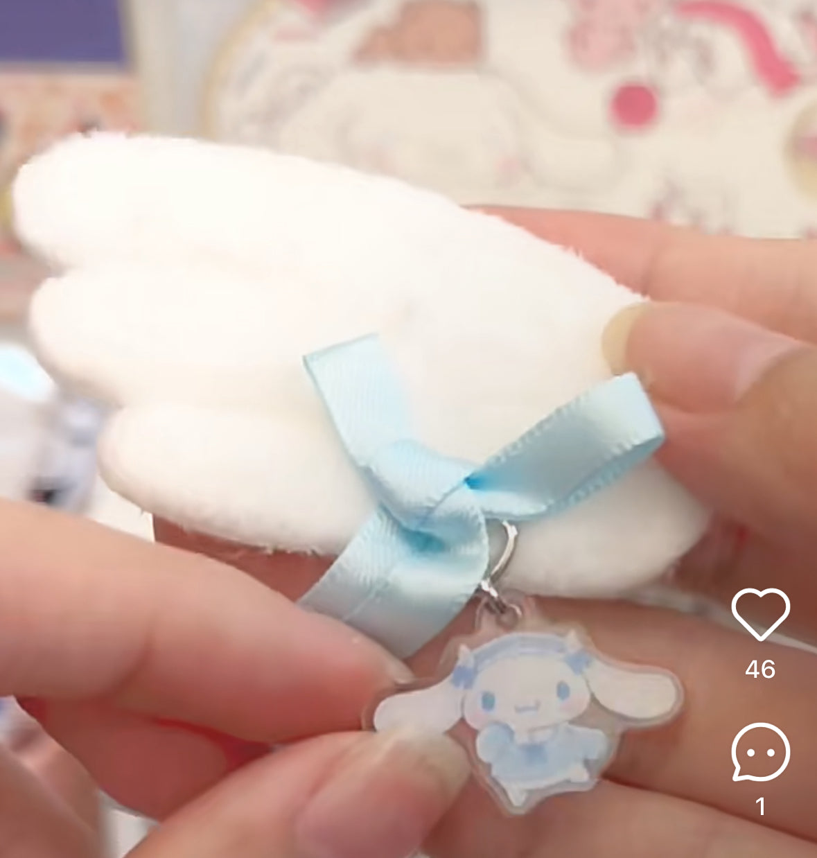 Sanrio|Water Blue Angel Wing Hairpin水蓝色发夹盲盒