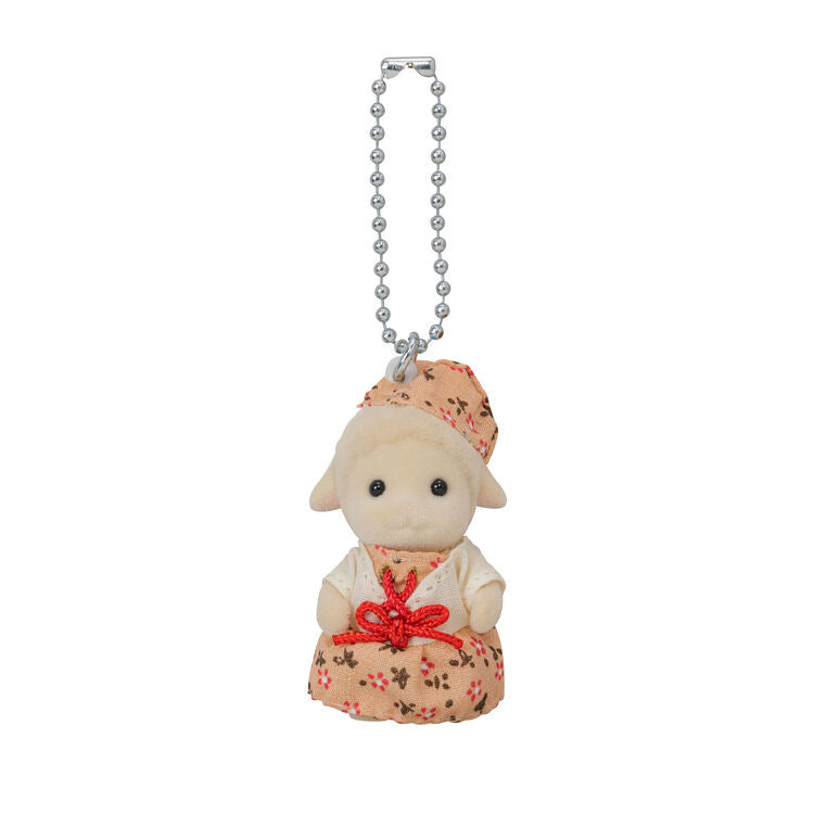 Sylvanian Families|Sheepy key holder pink dress