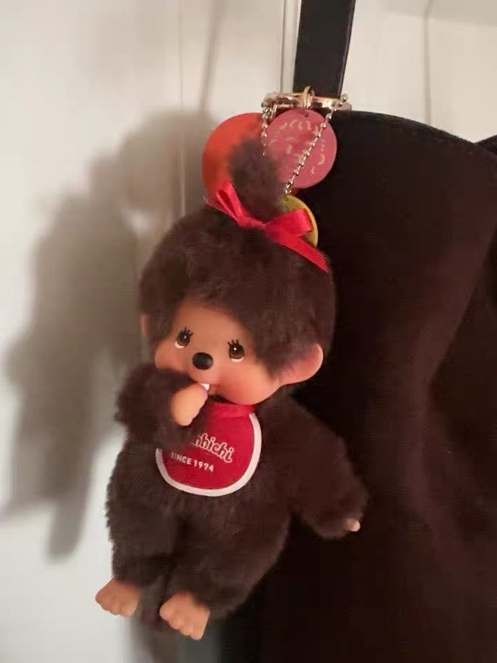 Monchhichi Classic brown pendant/keychain