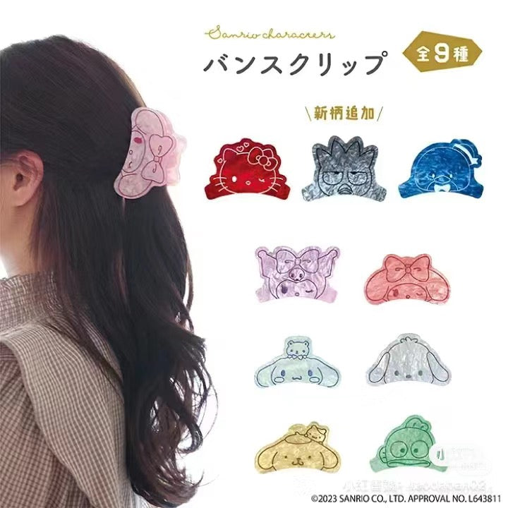 Sanrio Hair Claw Clip鲨鱼夹