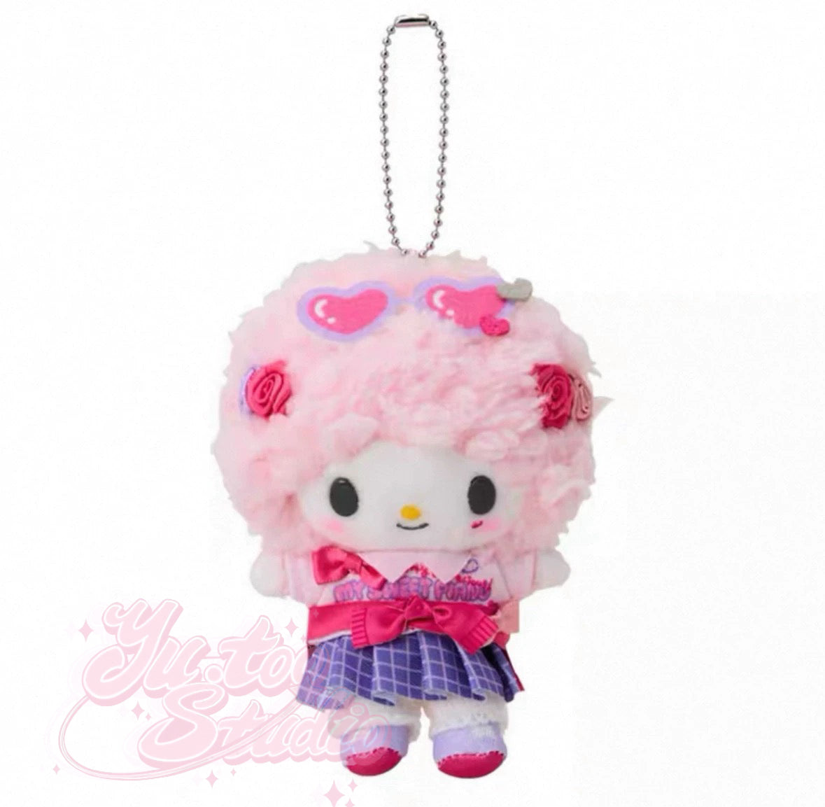 Sanrio Gakuen Glitter Festival Design Series My Sweet Piano Mascot Keychain