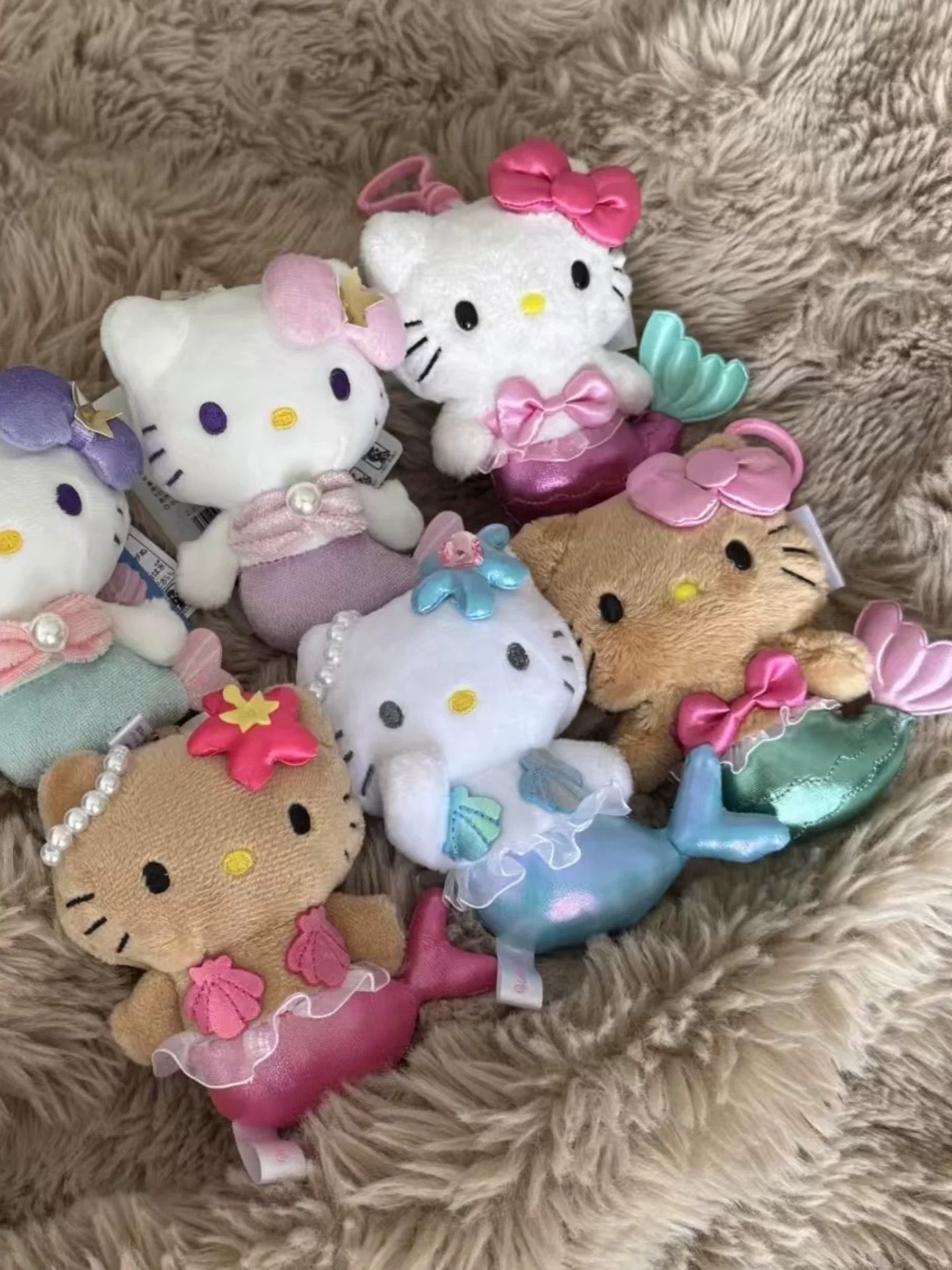 SANRIO |Hello Kitty Mermaid Plush Keyring