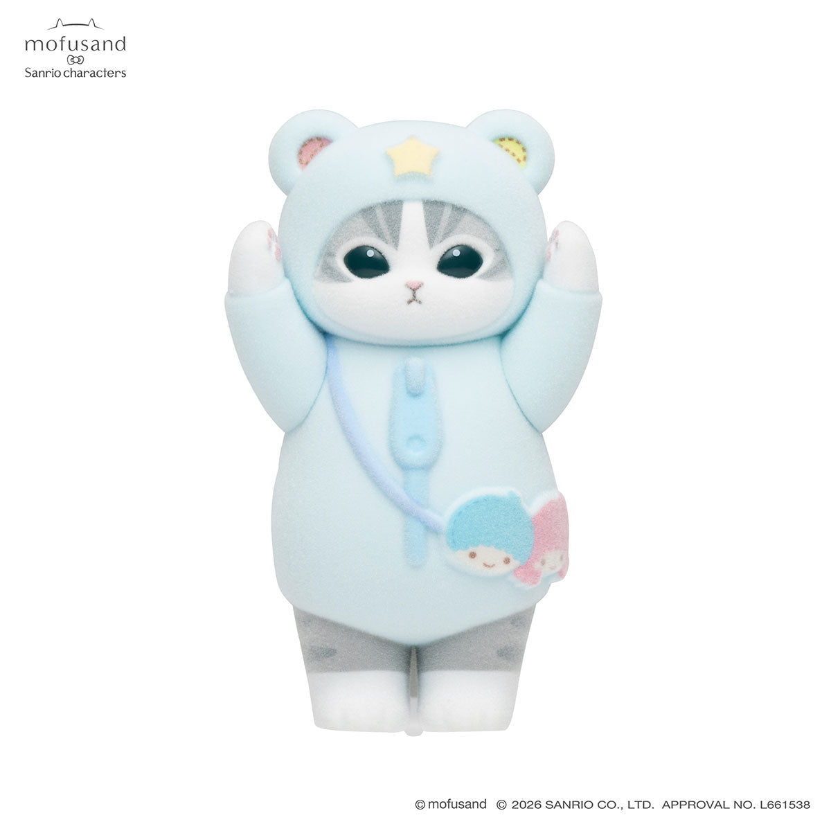 Mofusand｜Sanrio Characters Mofumofu Flocked Figure Trading Collection Vol.3