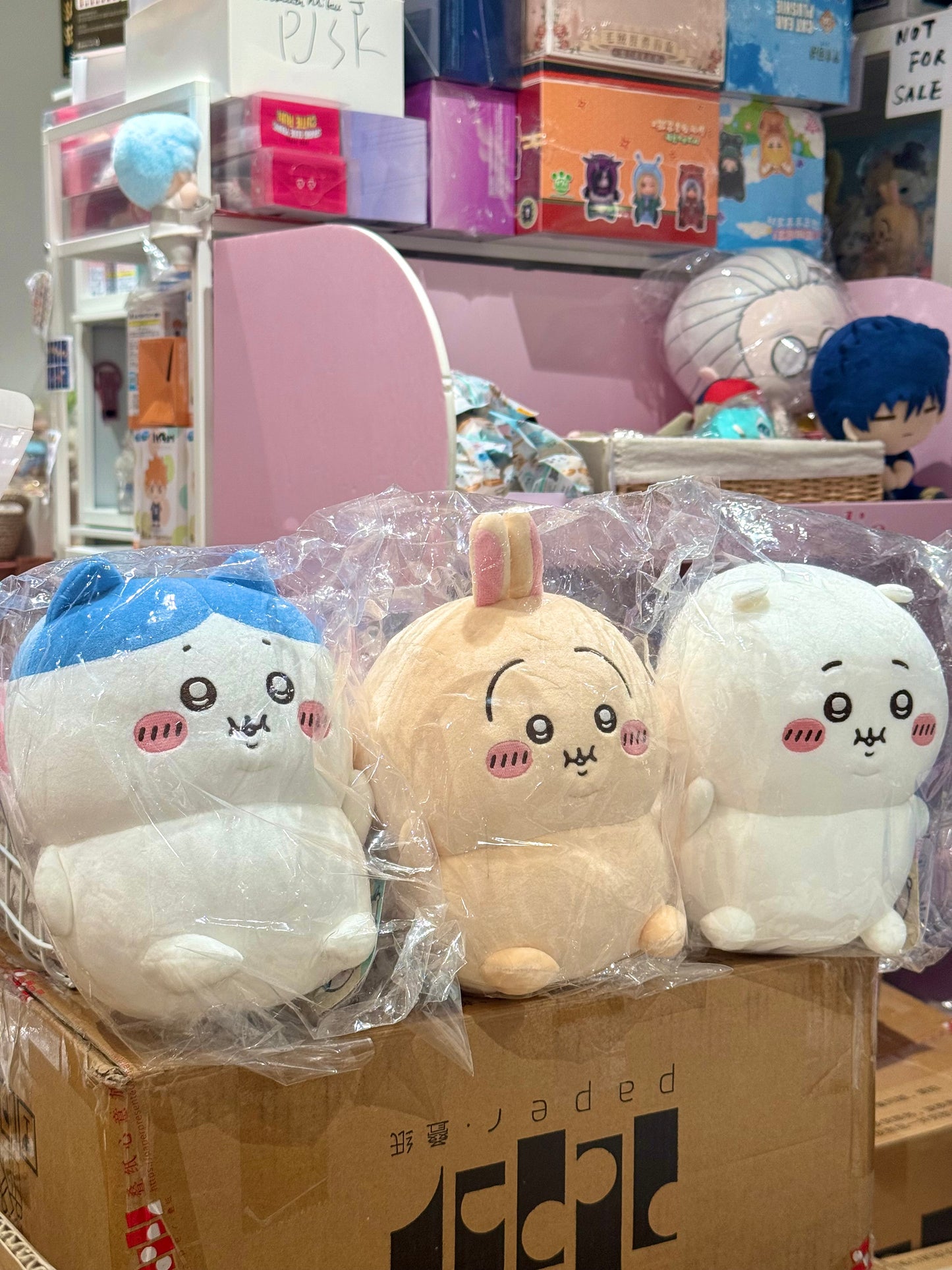 Chiikawa｜Chubby Palm-size Plush Hachiware M Size Doll