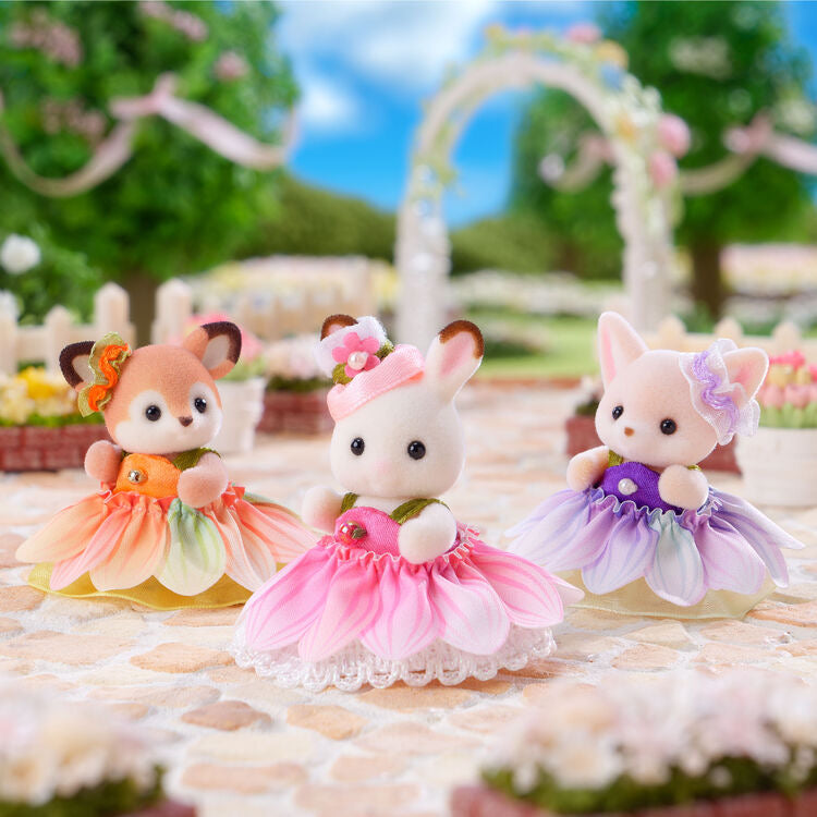 SylvanianFamilies｜Baby Trio (Flower Dress)