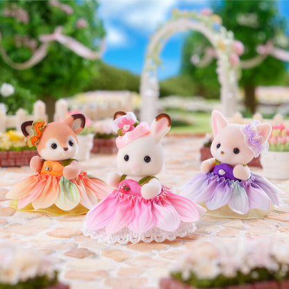 SylvanianFamilies｜Baby Trio (Flower Dress)