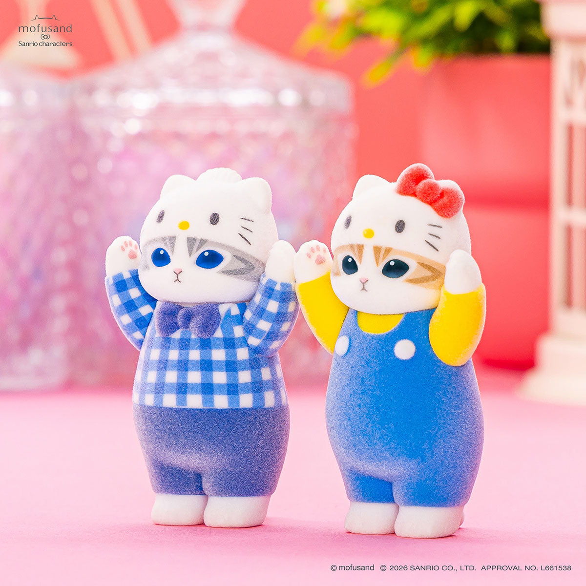 Mofusand｜Sanrio Characters Mofumofu Flocked Figure Trading Collection Vol.1