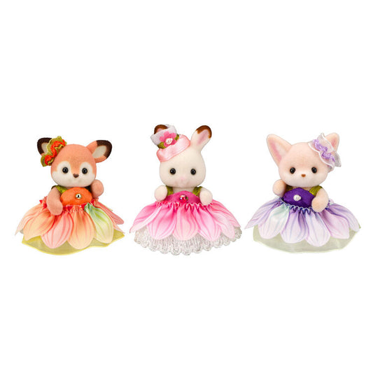 SylvanianFamilies｜Baby Trio (Flower Dress)