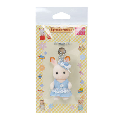 Sylvania Family｜Chocolate rabbit keychain light blue dress