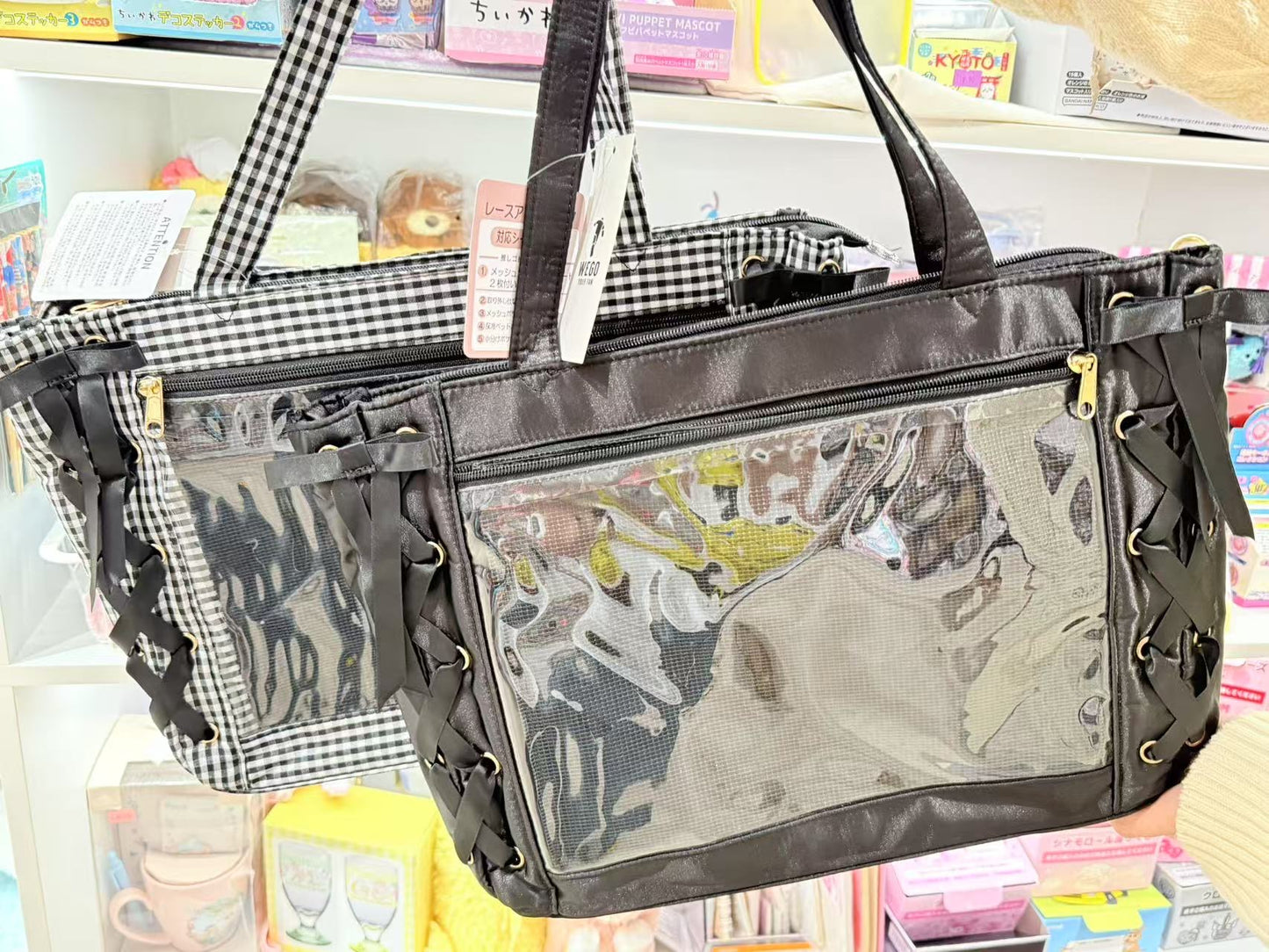 WEGO bag Badge toy Display Bag
