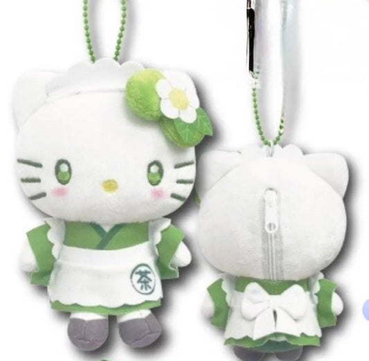 SANRIO｜MATCHA Hello kitty MASCOT POUCH PLUSH KEYCHAIN