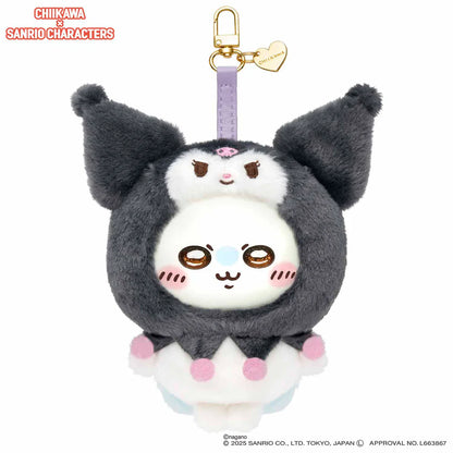 Chiikawa ｜Sanrio Characters Kiramekko (Momonga × Kuromi)