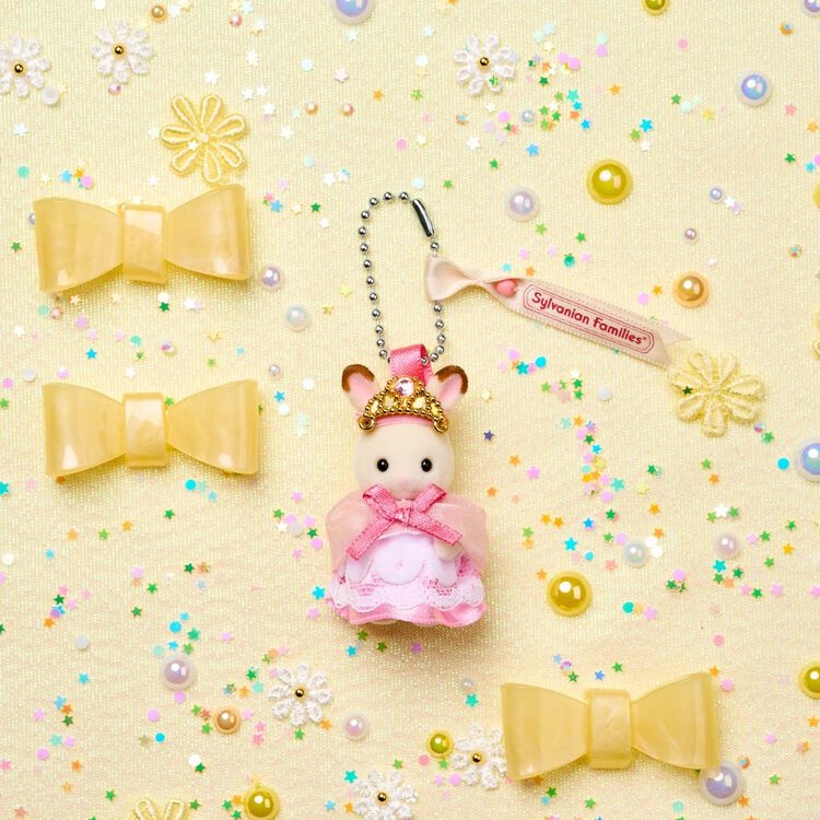 Silvania Family｜Chocolate Rabbit Baby - Princess Key Chain