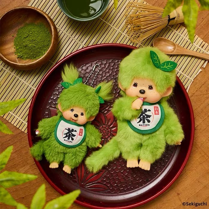 Monchhichi｜Matcha Girl Plush Keychain