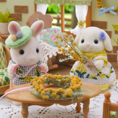 Sylvania Family｜Friendly Pair Set—Mimosa Embroidery