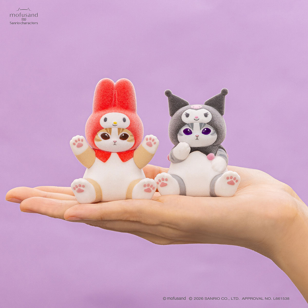 mofusand｜Sanrio Characters Mofumofu Flocked Figure Trading Collection Vol.2