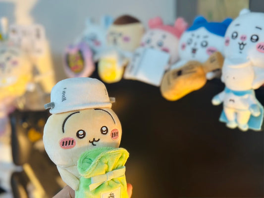 Chiikawa Hanging Plush Toy to Watch Over You from the Desktop Usagi with a Participation Prize