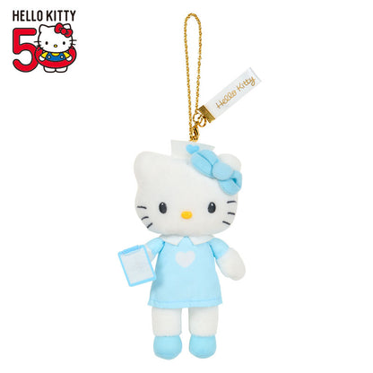Sanrio｜50周年长腿护士服蓝色hello kitty挂件🧚‍♀️