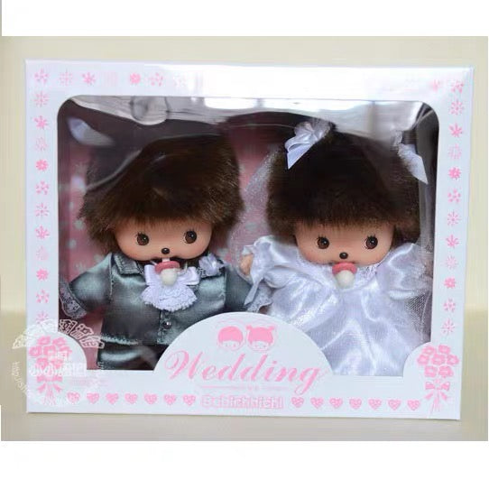 Monchhichi Baby Wedding Gift Box plush Doll