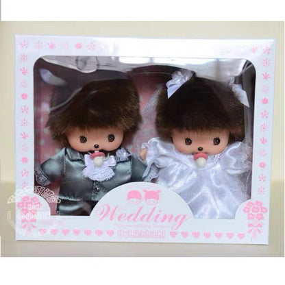 Monchhichi Baby Wedding Gift Box plush Doll