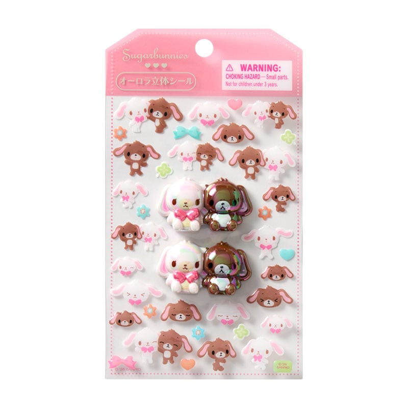 Sanrio｜Sugar Bunnies Aurora 3D Sticker