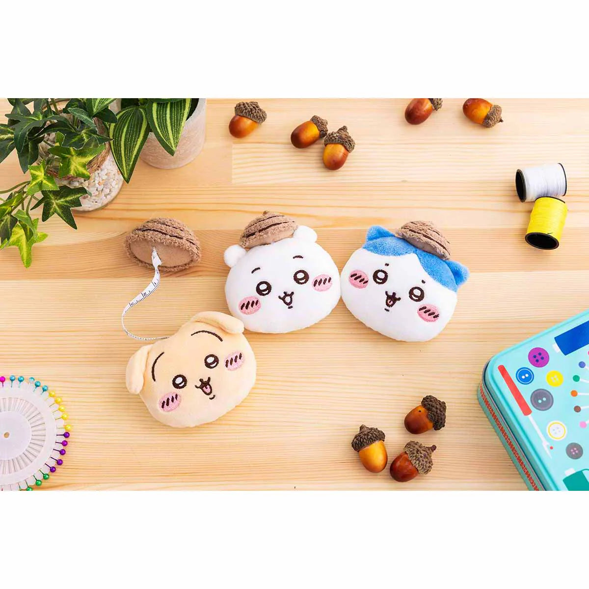 Chiikawa Usagi Plush Faced Measuring Tape