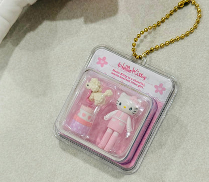 SANRIO｜Hellokitty Pink MINIATURE PACKAGE CHARM  Keychain
