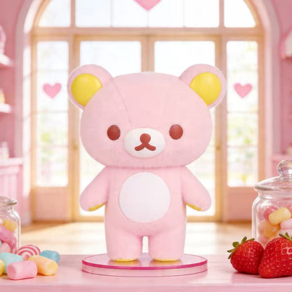 Rilakkuma｜Cheese Carnival Series Flocked Figure Blind Box Collectible Desk Ornament