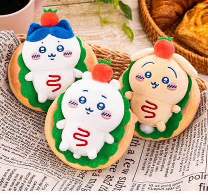 Chiikawa ｜ Chiikawa Bakery Sandwich Keychain Mascot (Hachiware)
