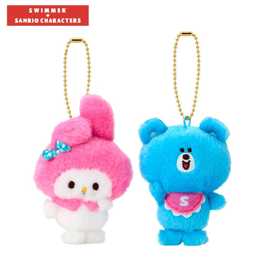 Sanrio My Melody SWIMMER Mascot Holder Set